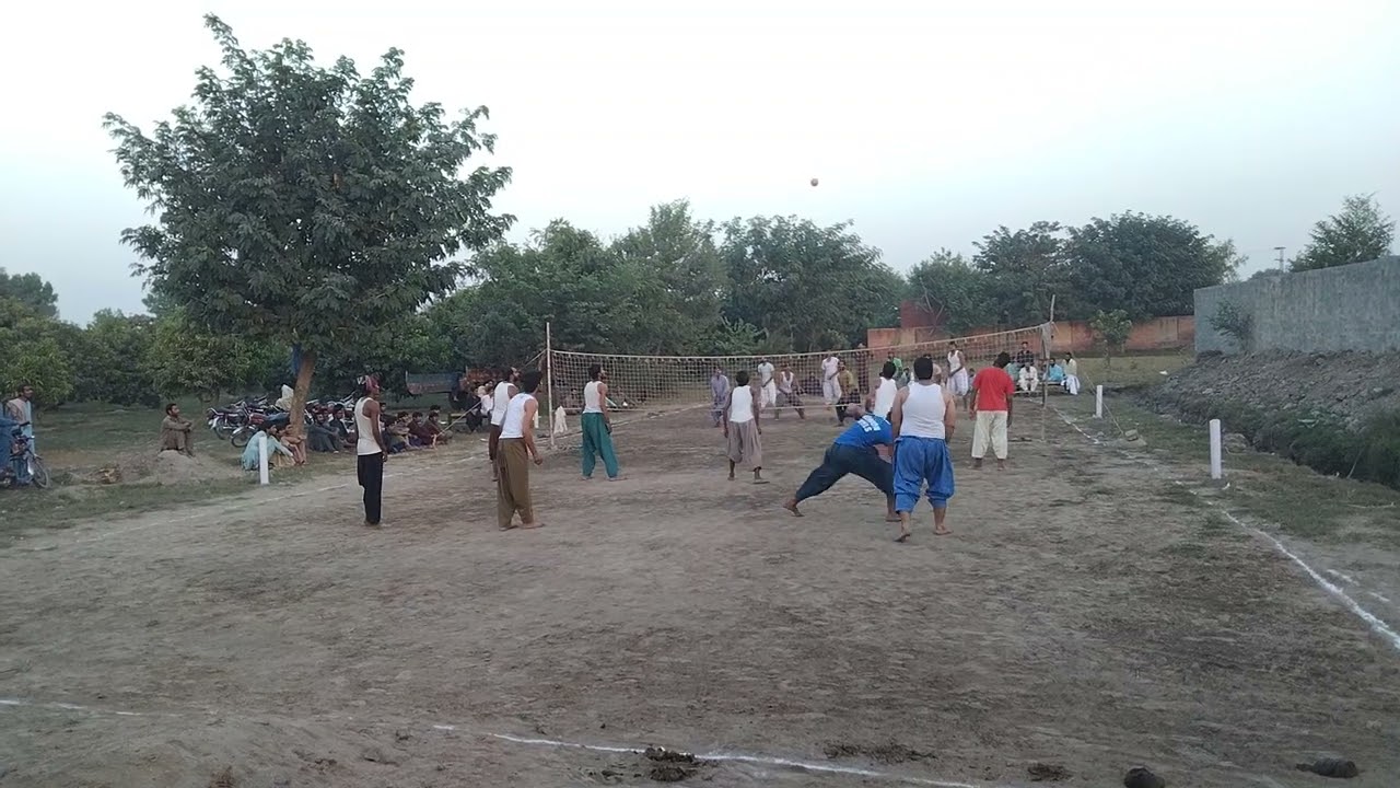 valley ball match part1 bhati club kot adu bamoqabla DGK club Ground Malik Nadir Angra