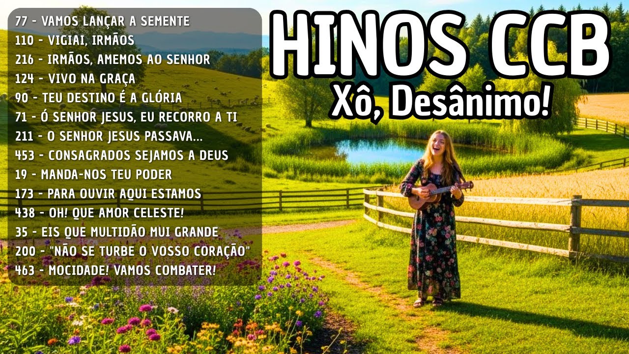 🎶 SELEÇÃO DE HINOS CCB ALEGRES PARA QUEM PRECISA DE PAZ ✨ CANTADOS NA COMUNHÃO COM ALEGRIA 🙏