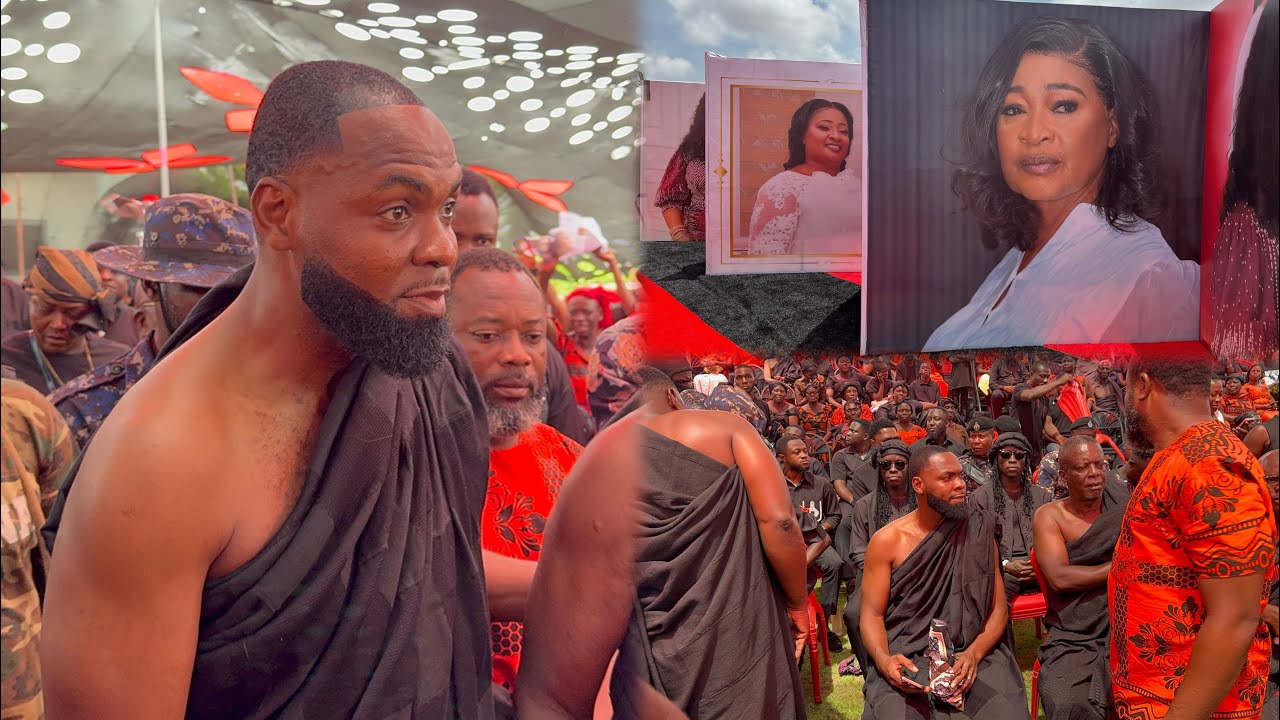 Wow Sweet Watch how Rev Obofour Celebrated his Mum’s 1 week Observation Beautiful Decoration Part1