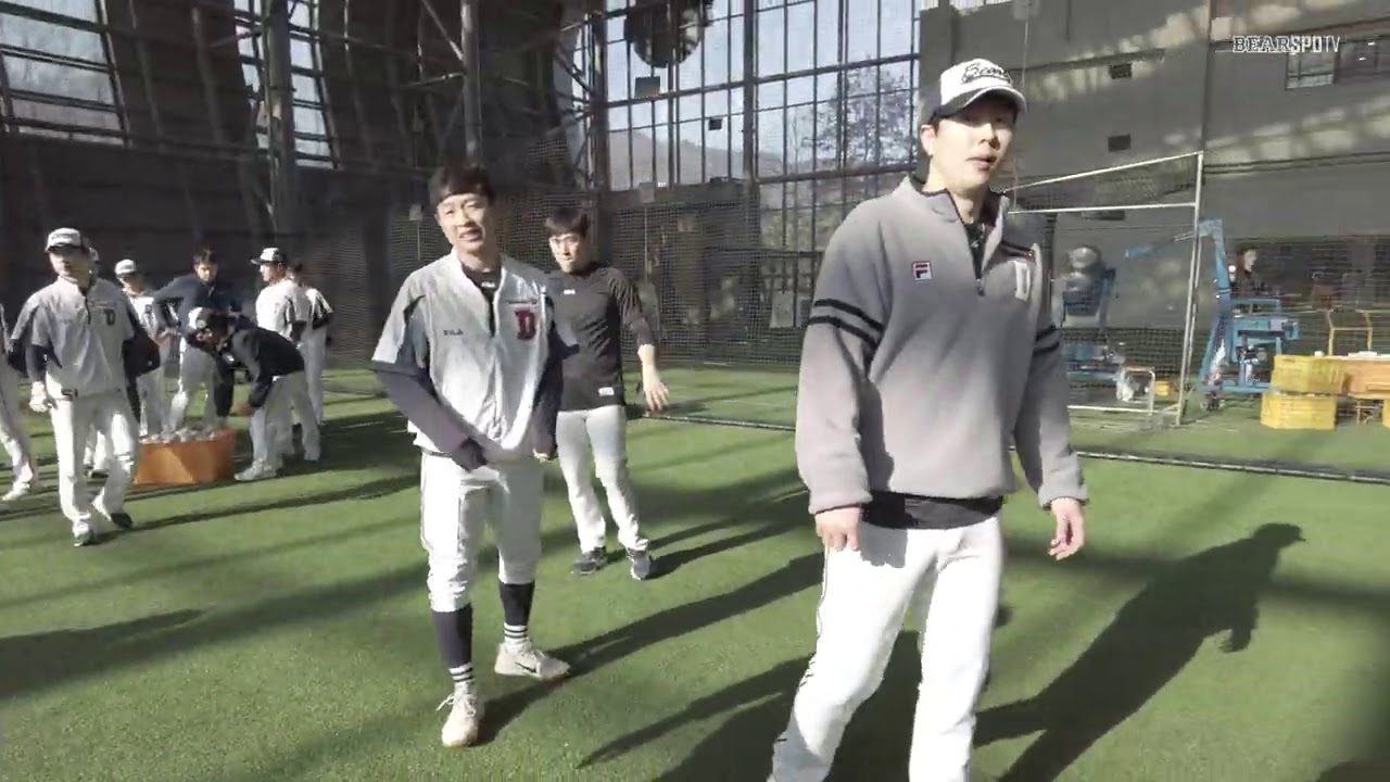 [4k60p] icheon doosan bears park  in February 이천 베어스파크 연습 시간 (02.02)