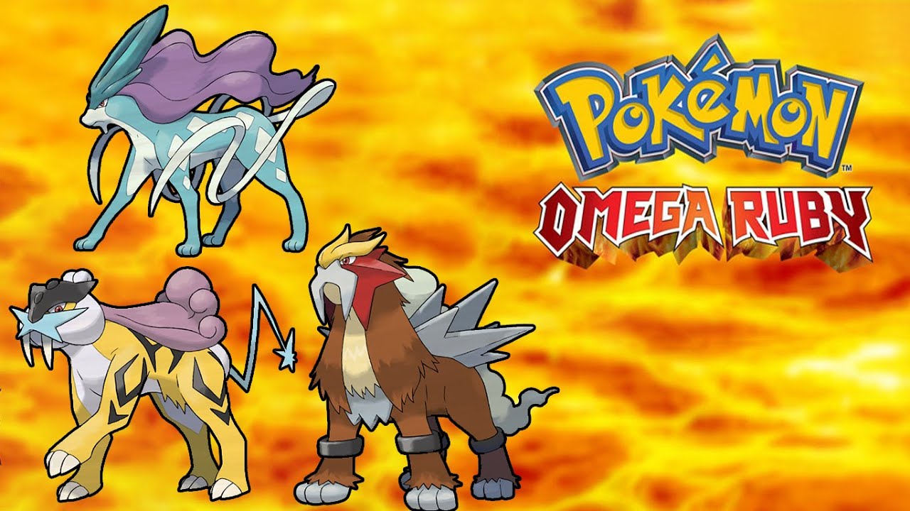 Pokemon Omega Ruby | Cães Lendários