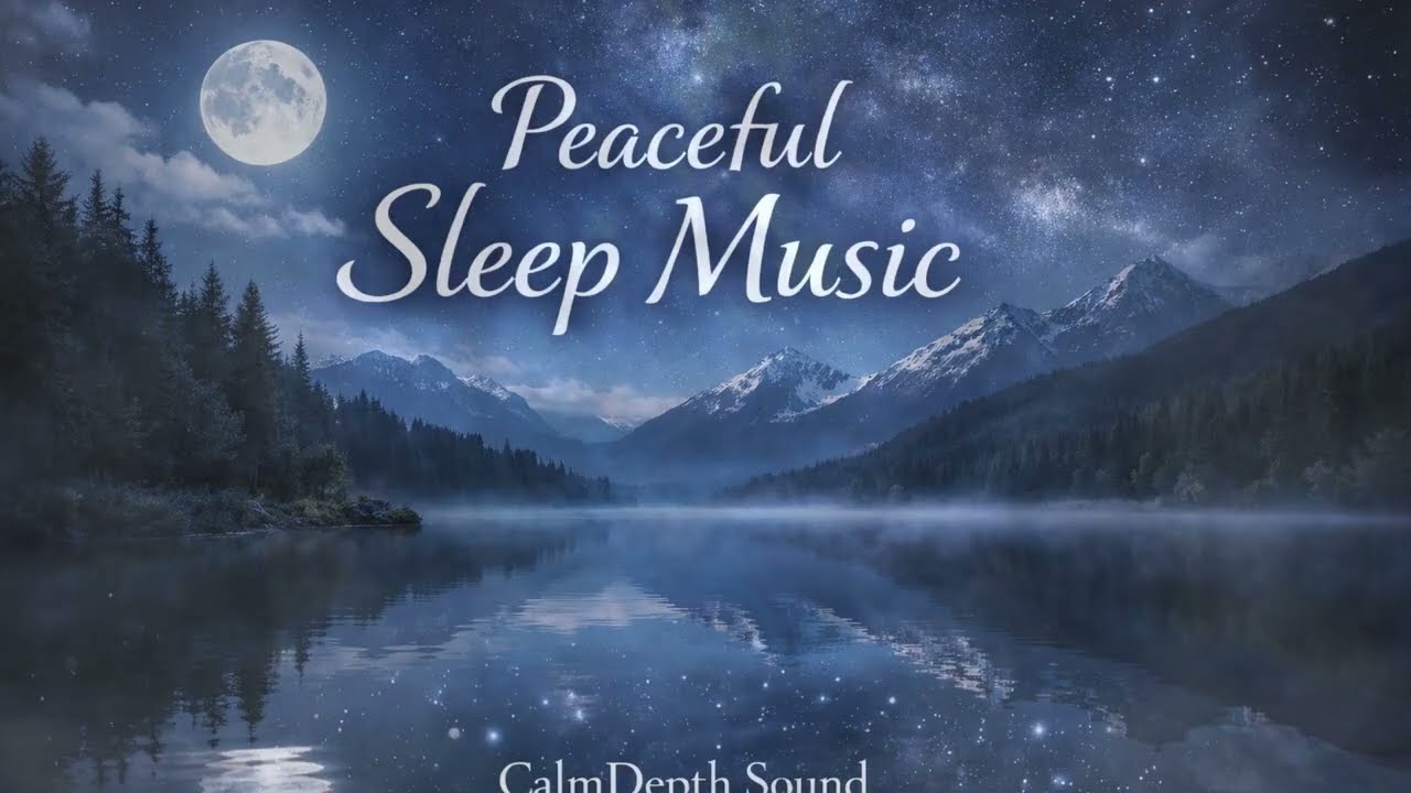 Soft Reflective Piano Sleep Music 🌙 Deep Relaxation & Calm Night Sounds | 3 Hours