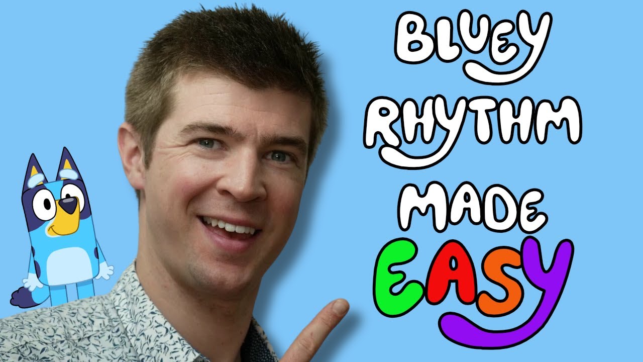 Bluey Theme Rhythm made EASY with this ONE simple trick