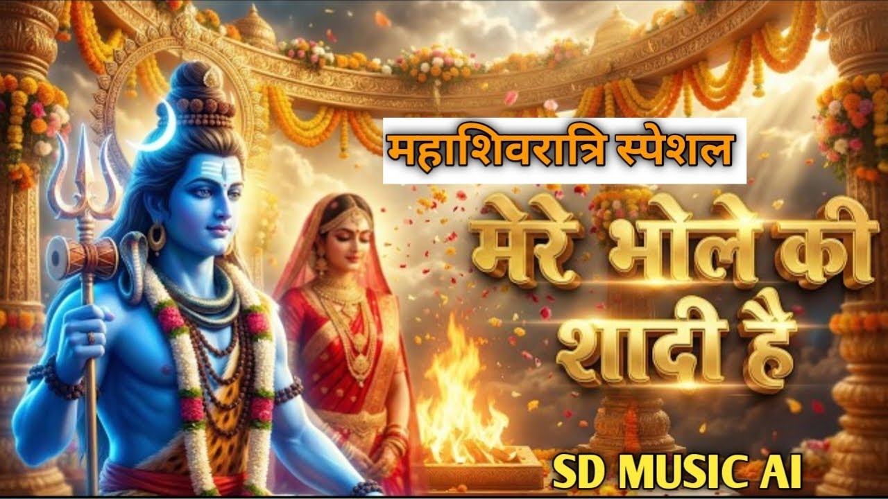 महाशिवरात्रि स्पेशल 2026 🔱 | मेरे भोले की शादी है | Shiv Parvati Vivah Bhajan | SD MUSIC AI 