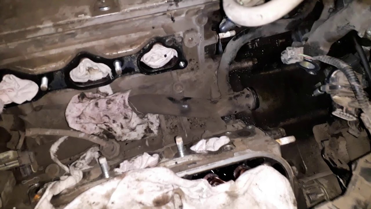Небольшой ремонт двигателя J35Z4 Honda