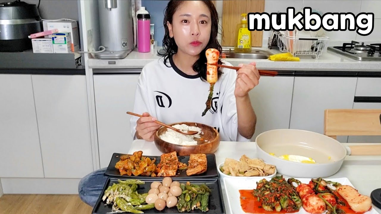 엄마표 반찬으로 오랜만에 찐 집밥먹방 Korean Food Home made Food Mukbang eating show