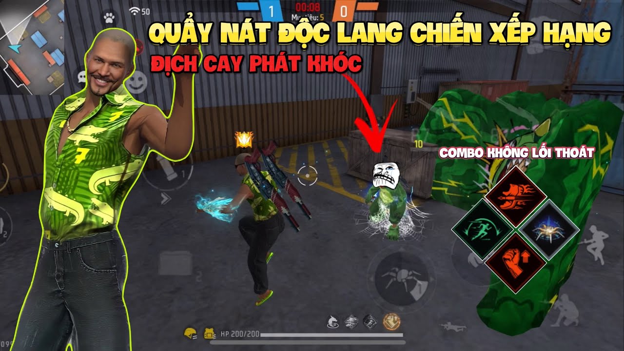 Leo Rank Độc Lang Chiến Xếp Hạng Bằng Combo Troll🤯