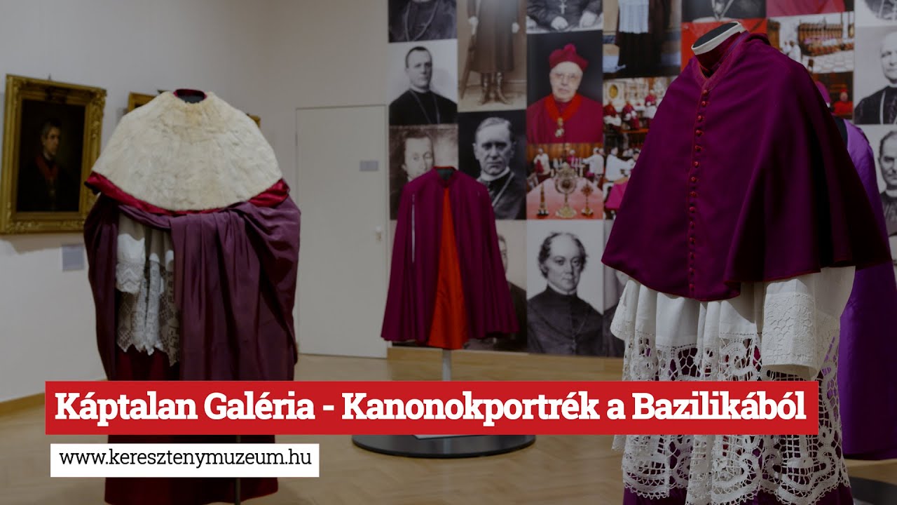 Az esztergomi kanonokok arcképei a bazilikában