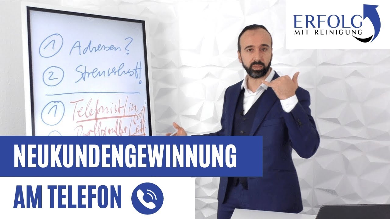 7 Probleme bei der Telefonakquise 📞 Deshalb gewinnst du keine Anfragen | Erfolg mit Reinigung
