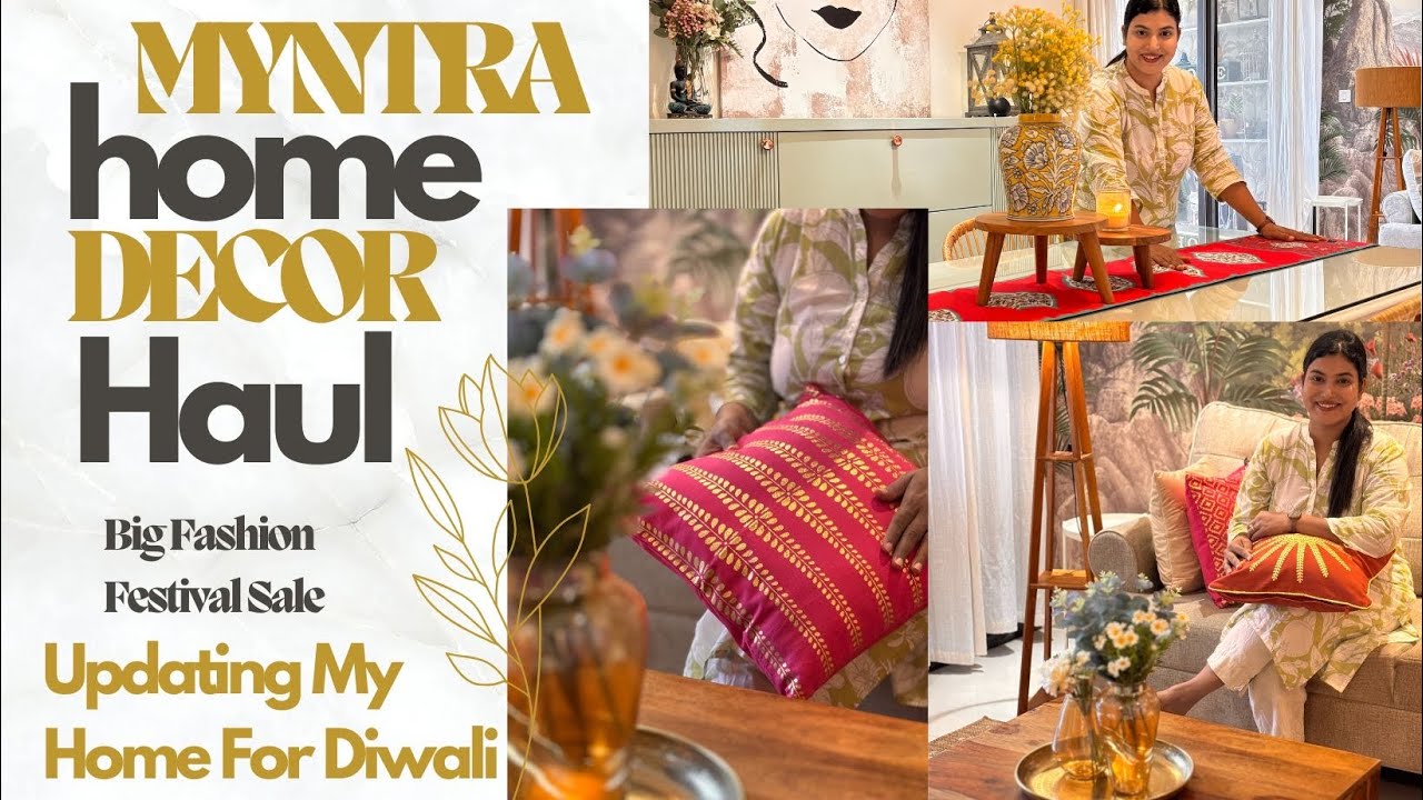 Myntra Diwali Home Decor Haul | BFF Sale 2025 | Affordable Decoration Ideas | Best Festival Finds