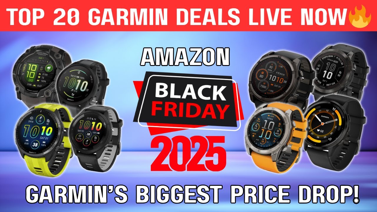 Лучшие предложения Garmin в Черную пятницу 2025 года (снижение цен на Garmin Fenix, Forerunner, E...