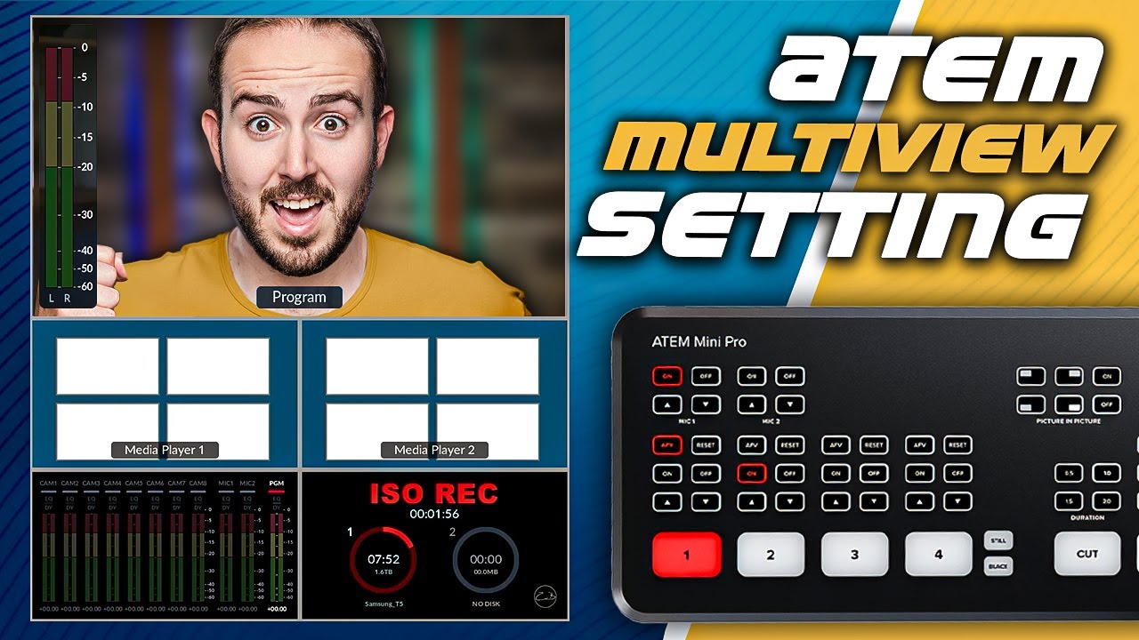 Customize ATEM Multiview Settings - ATEM Mini Extreme Quick Tips