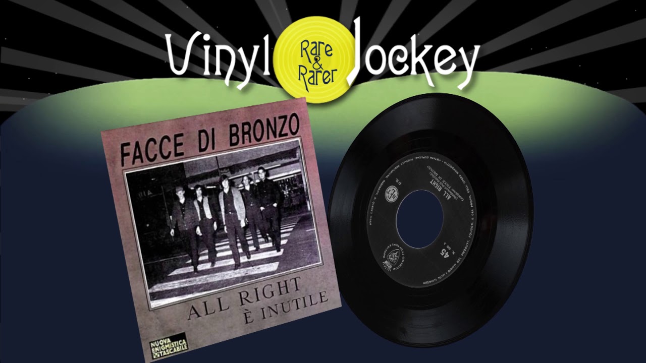 ALL RIGHT - FACCE DI BRONZO - TOP RARE VINYL RECORDS