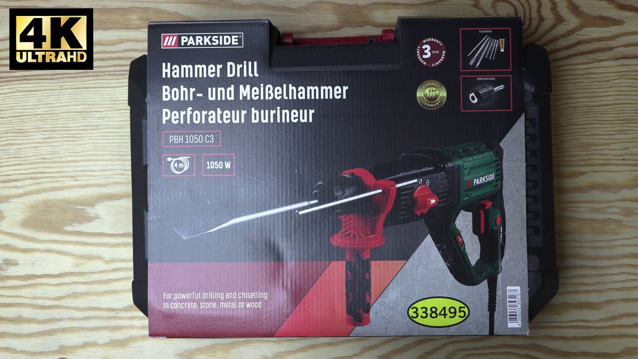 1von2 Lidl Parkside Bohr  und Meißelhammer PBH 1050 C3