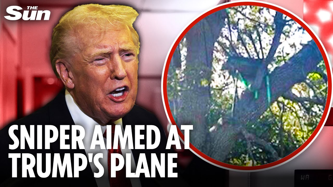 Sniper's nest found by Secret Services has direct line of sight to Trump&rsquo;s Air Force One in Florida