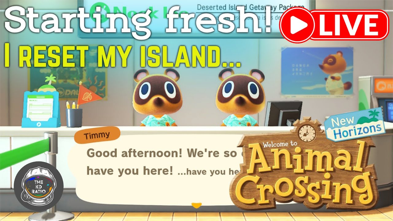 I reset my island - starting fresh | Animal Crossing New Horizons