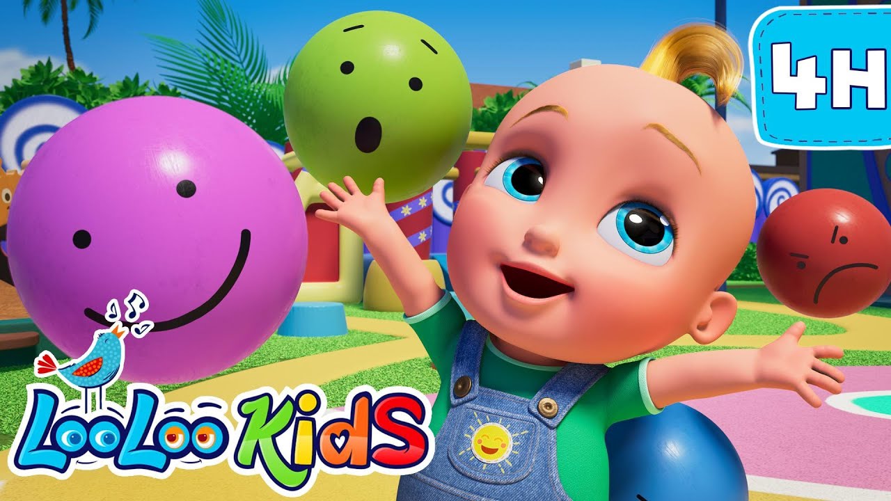 Emotion Song - S1EP68 - 4 Hour Kids Fun - LooLoo Kids Songs for Kids