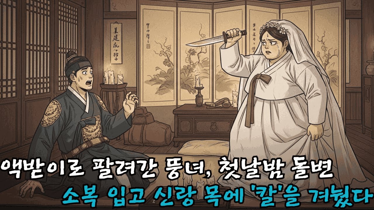 액받이 제물로 팔려간 뚱보 신부가 첫날밤 소복을 입고 서슬 퍼런 칼을 든 충격적인 이유 | 야담 | 납량특집 | 공포 | 미스터리