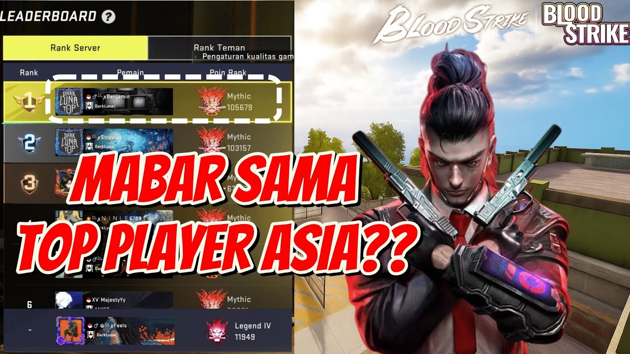 Main Sama TOP 1 PLAYER DI ASIA?? Benjamin & Feels Bikin Semua Musuh KABUR?!!😱 | Blood Strike