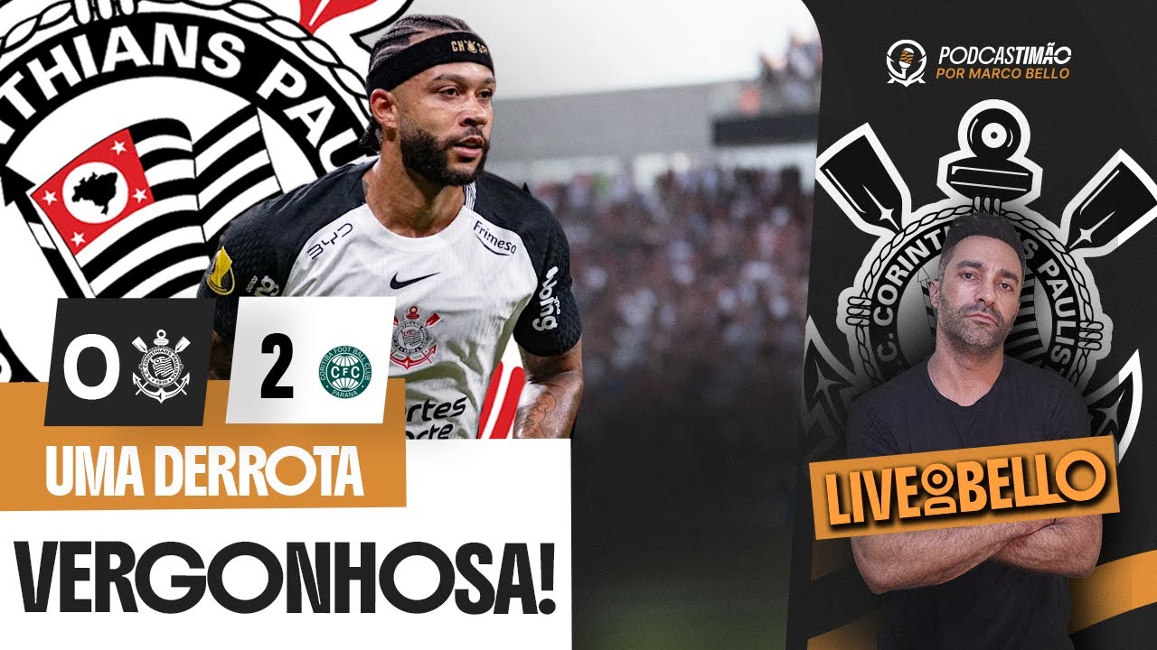 CORINTHIANS SOFRE UMA DERROTA VERGONHOSA JOGANDO DENTRO DE CASA - MEMPHIS MAIS UMA VEZ SUMIDO