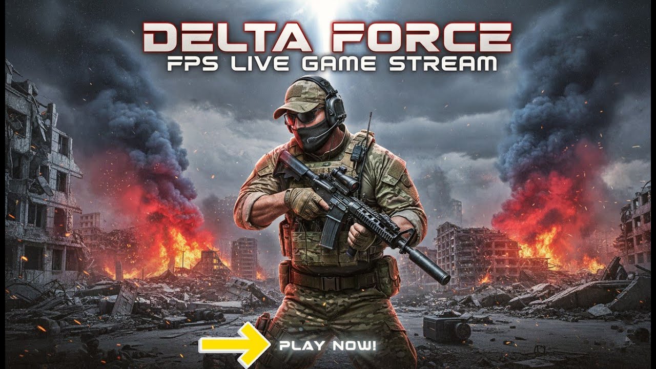 🔴 LIVE | Delta Force Ranked – NO AIM ASSIST Grind TV SHOW LIVE  (