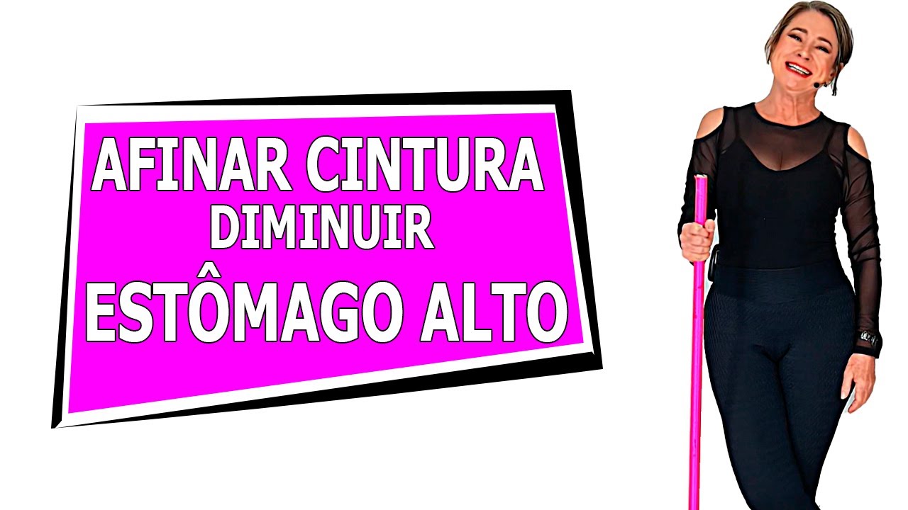 🔴 Elimine Estômago Alto, Afine a Cintura e Corrija a Postura com Cabo de Vassoura - Vídeo 1019a