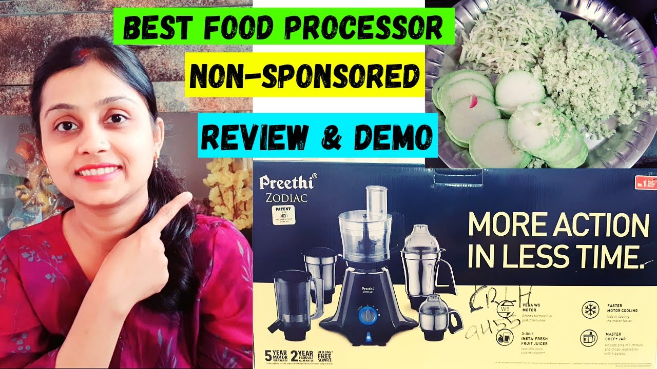 Best Food Processor 2021 | Preethi Zodiac Food Processor Review & Demo | Dough Maker,Grating,Slicing