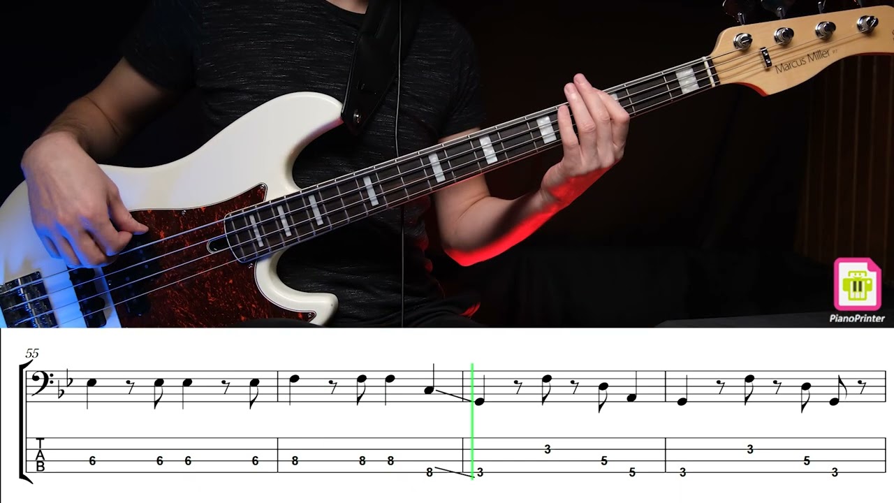 Би 2 - Счастье Bass Cover | Табы & Ноты