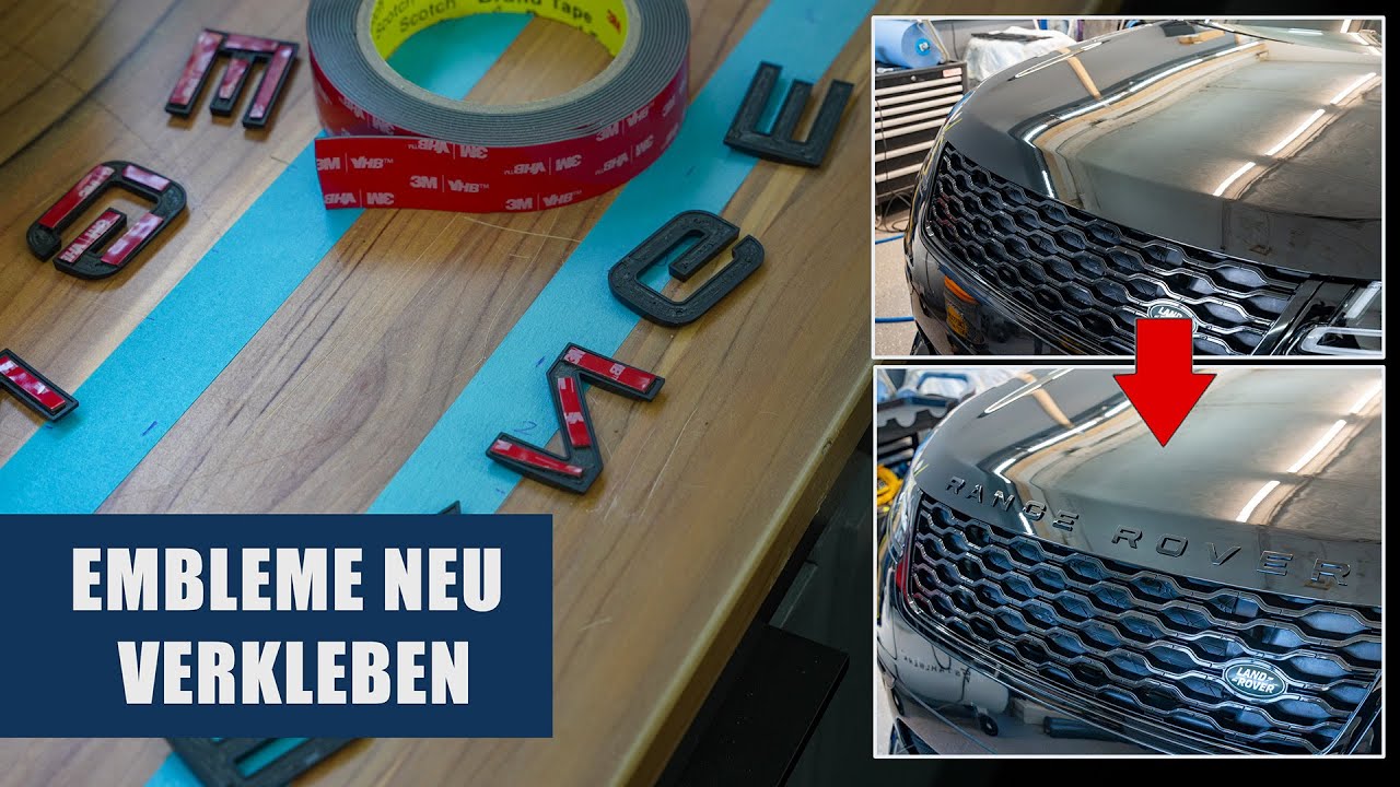 Embleme wiederverwenden – so klebst du sie professionell neu auf!