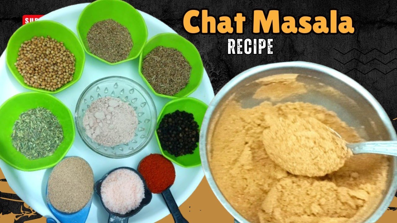 Homemade Chat Masala Recipe | Tangy & Spicy 100 से भी ज़्यादा खाने का स्वाद बढ़ा दे,चाट मसाला।