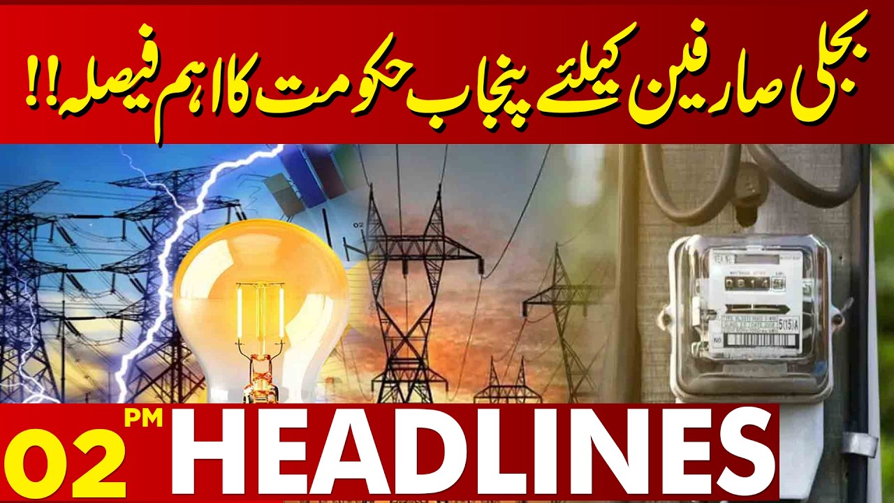 Punjab Government Announces Major Decision for Electricity Consumers | 02 PM Headlines