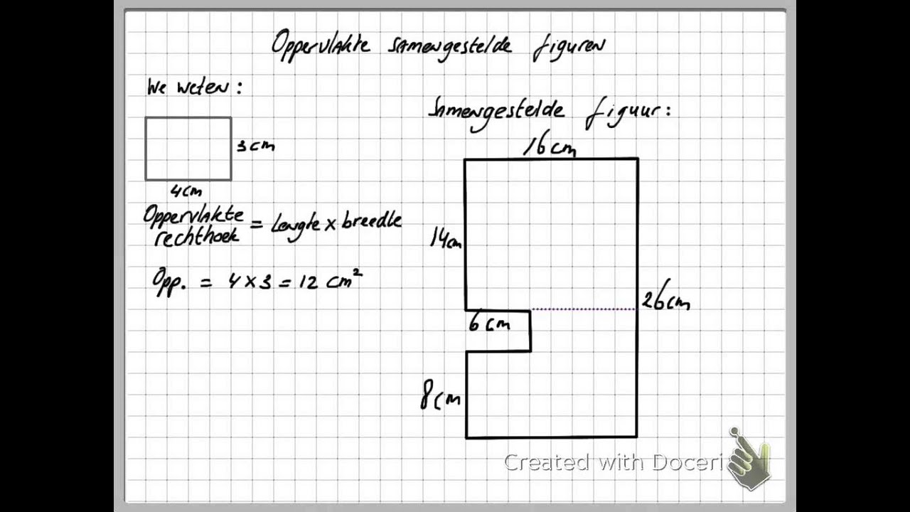Oppervlakte samengstelde figuur