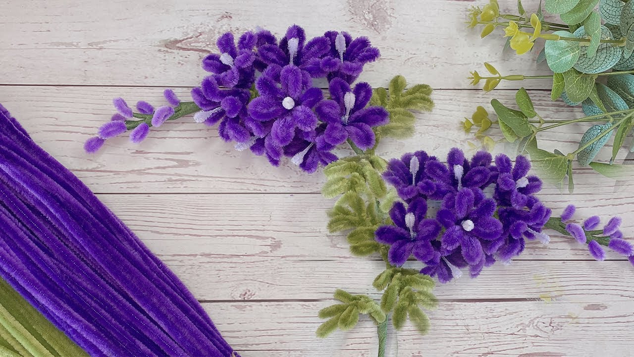 How to Make Beautiful flowers with Pipe Cleaner - Easy Pipe Cleaner Flower - DIY Handmade Craft