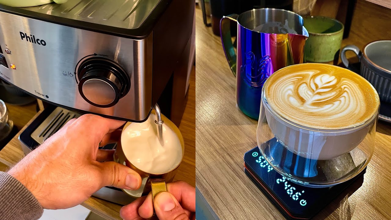 POV Latte Art de qualidade Philco 15 bar - Espresso e Vaporização