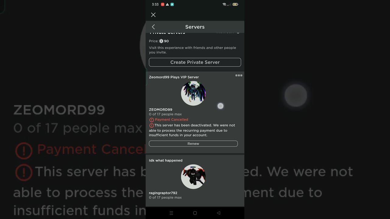 My Private Server Got Deactivated🤯