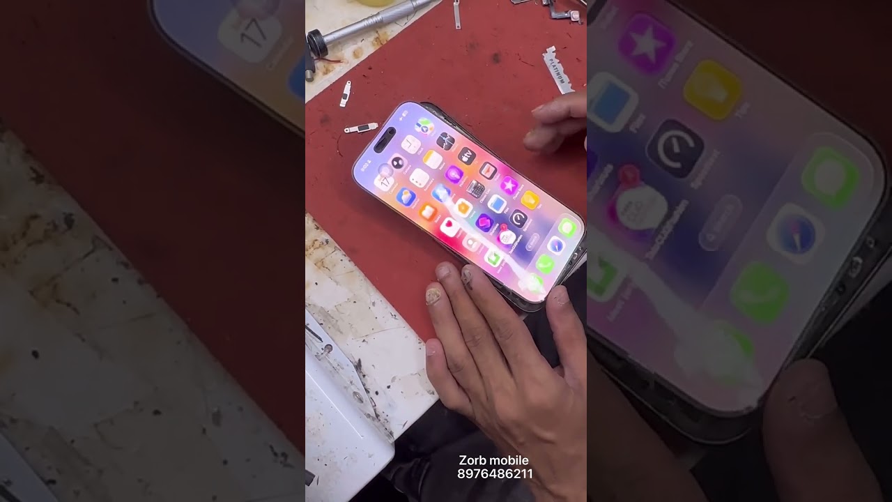 iPhone 16 Pro glass repair                                           ￼ 100% repair #iphone #zerb 