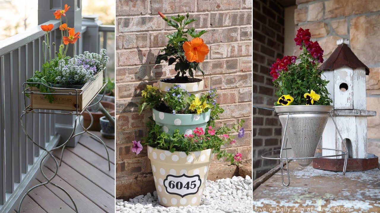 34 Charming Porch Planter Ideas that will Give Your Exterior a Unique Look | DIY Gardening