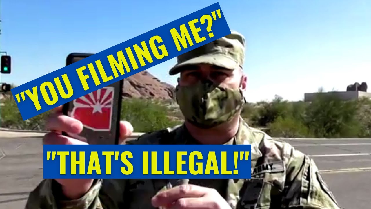 Filming Military Base Leads To Heated Confrontation