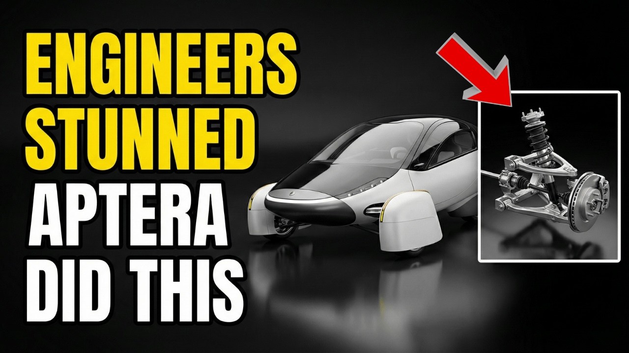 Aptera’s Suspension Is NOT Normal — And That’s Why It Could Change EVs Forever