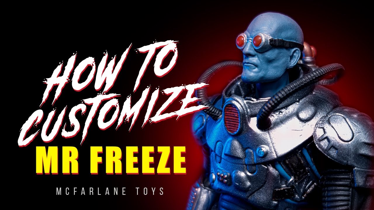[TUTORIAL] CÓMO customizar a MR FREEZE | Mcfarlane Toys #customfigure #asmr #mcfarlanetoys