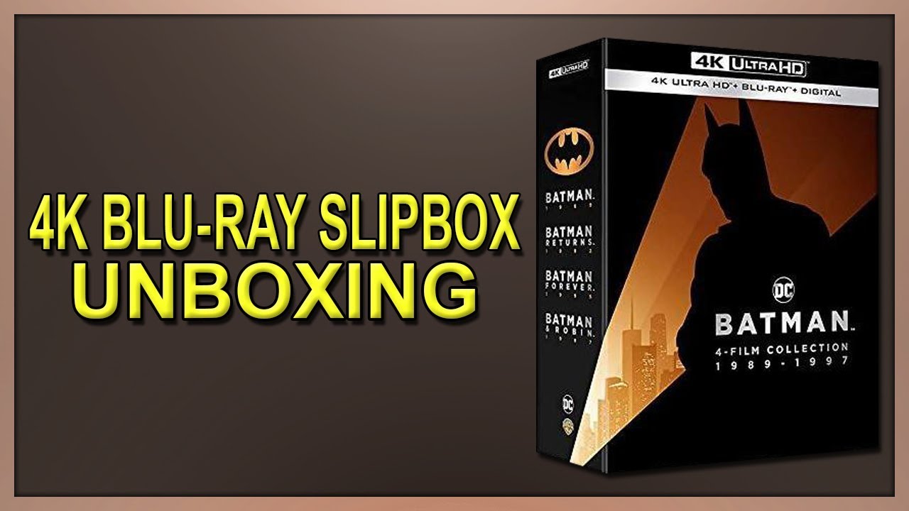 Batman: 4-Film Collection 4K+2D Blu-ray Slipbox Unboxing