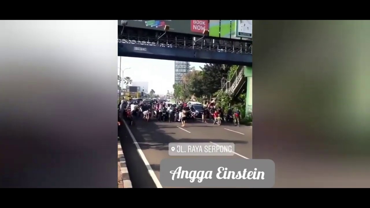 Heboh !! Balap Liar di Serpong, Reaksinya begini !!