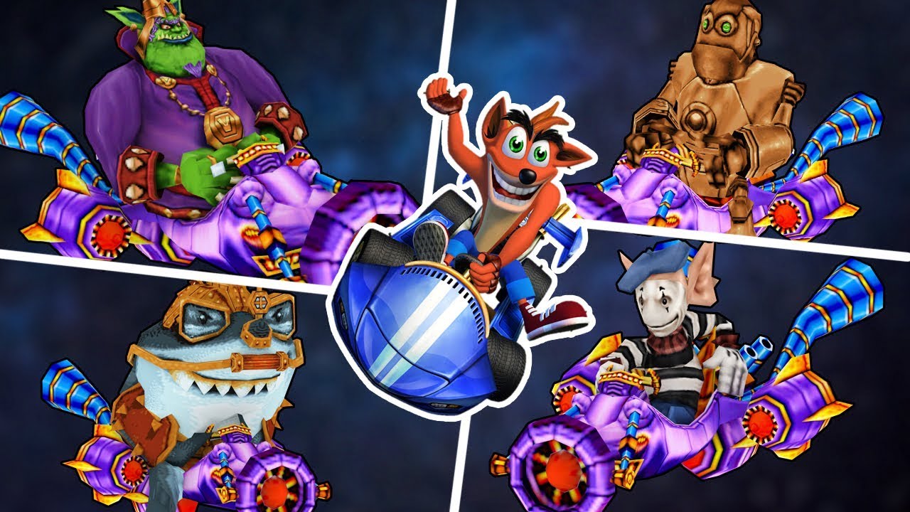 Crash Nitro Kart Todos Los Jefes - All Bosses