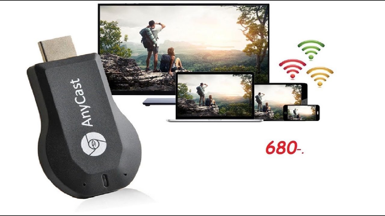 Anycast  ต่อมือถือไป TV ง่ายที่สุดในยุคนี้ราคา 680 บาทของแท้ศูนย์ไทย