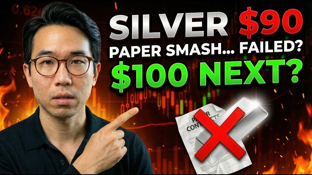 SILVER $90: The 'Paper Smash' Just Failed - $100 Is the Next Stop? | John AG