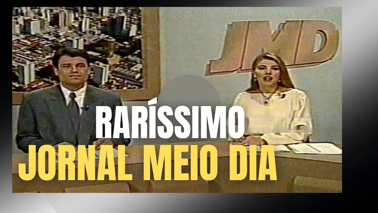 JORNAL MEIO DIA RARÍSSIMO: A edição histórica da TV Triângulo que Uberlândia quase esqueceu