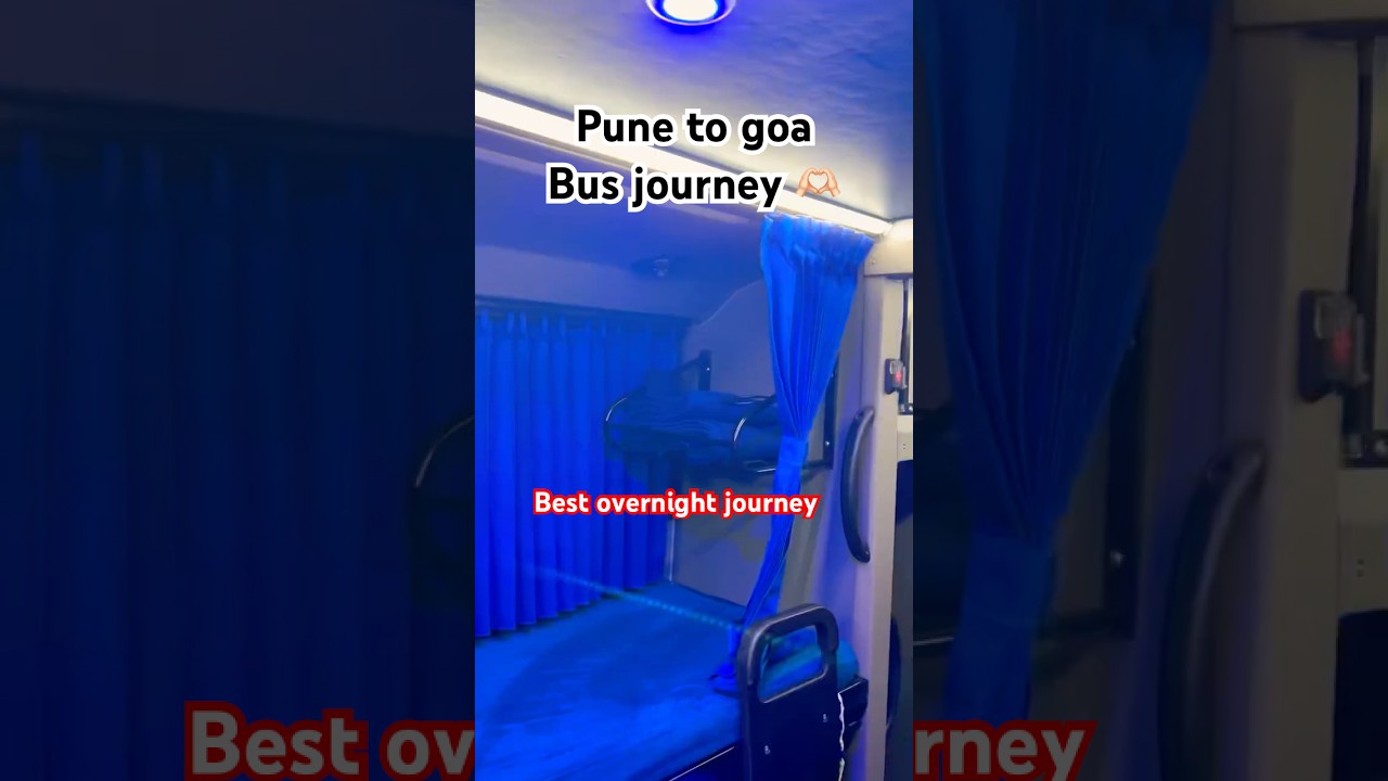 Pune to Goa by Zingbus #youtubeshorts #travel #zingbus #goa #dailyvlog #viral
