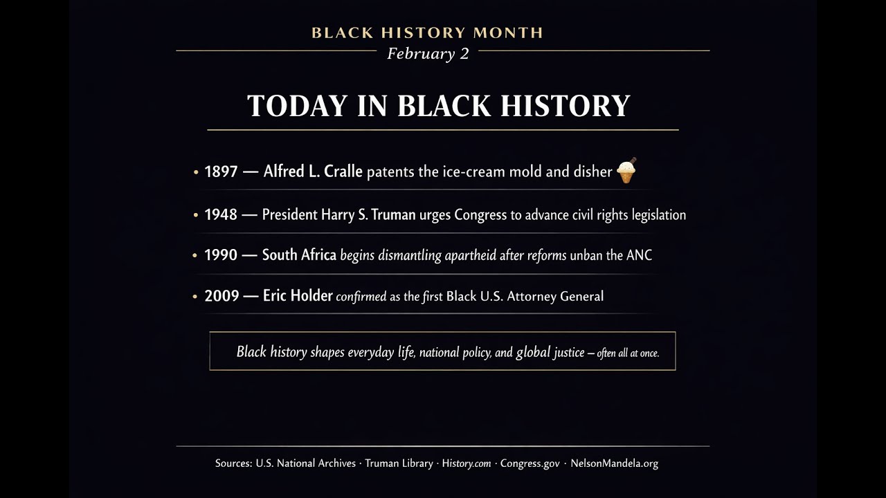 🦊February 2 in Black History | Important Moments You Should Know