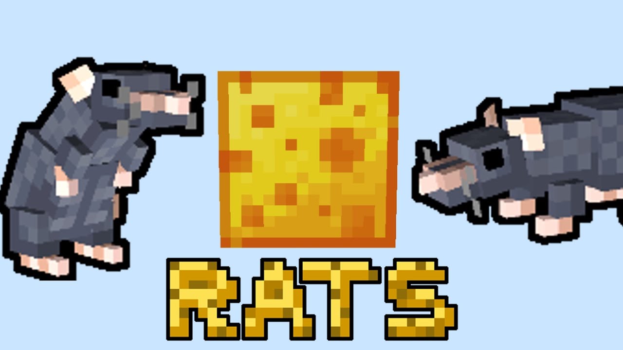 Minecraft: Saját Rágcsáló Birodalom! - Rats Mod Bemutató