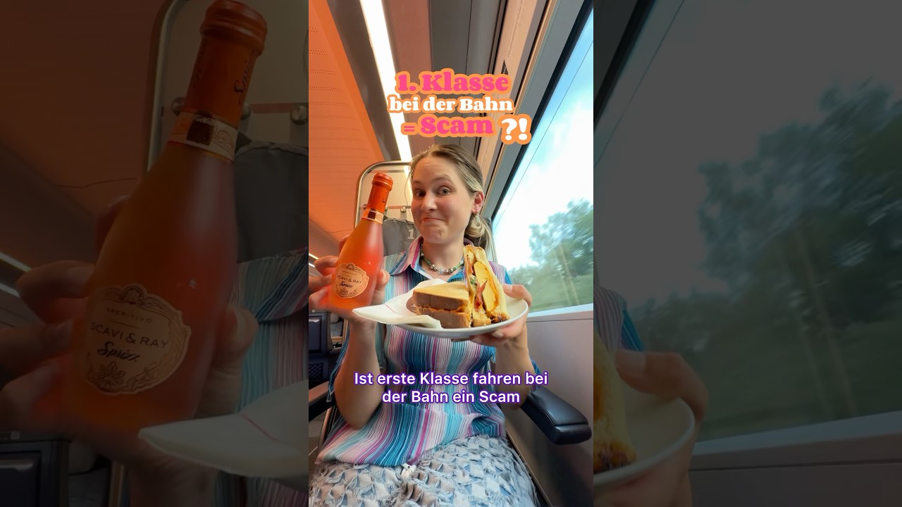 1. Klasse bei der Bahn macht dich FASSUNGSLOS 😭 #reisen